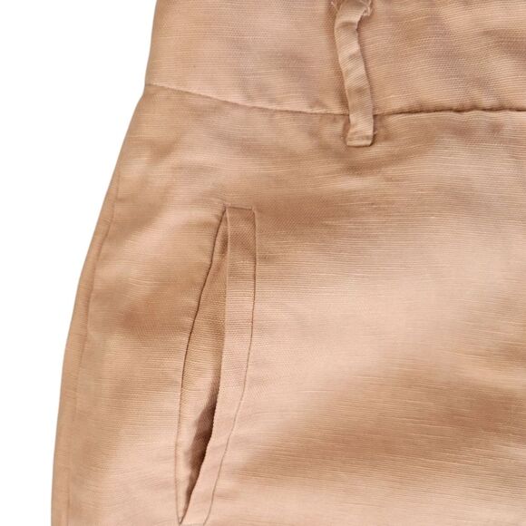 Wilfred Linen Blend Trouser Pant In Salmon Size 6 W29 - Picture 3 of 7